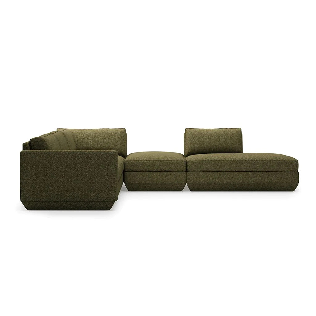 Podium Modualr Sofa - Lounge Right (Copenhagen Terra).