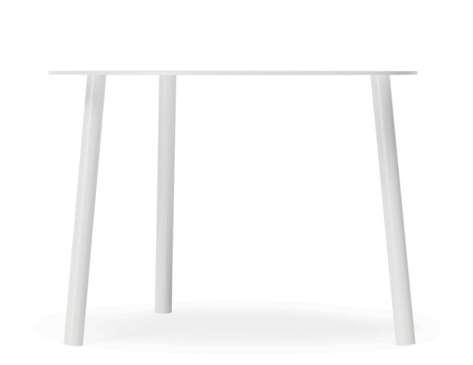 Volla Outdoor Side Table (White).