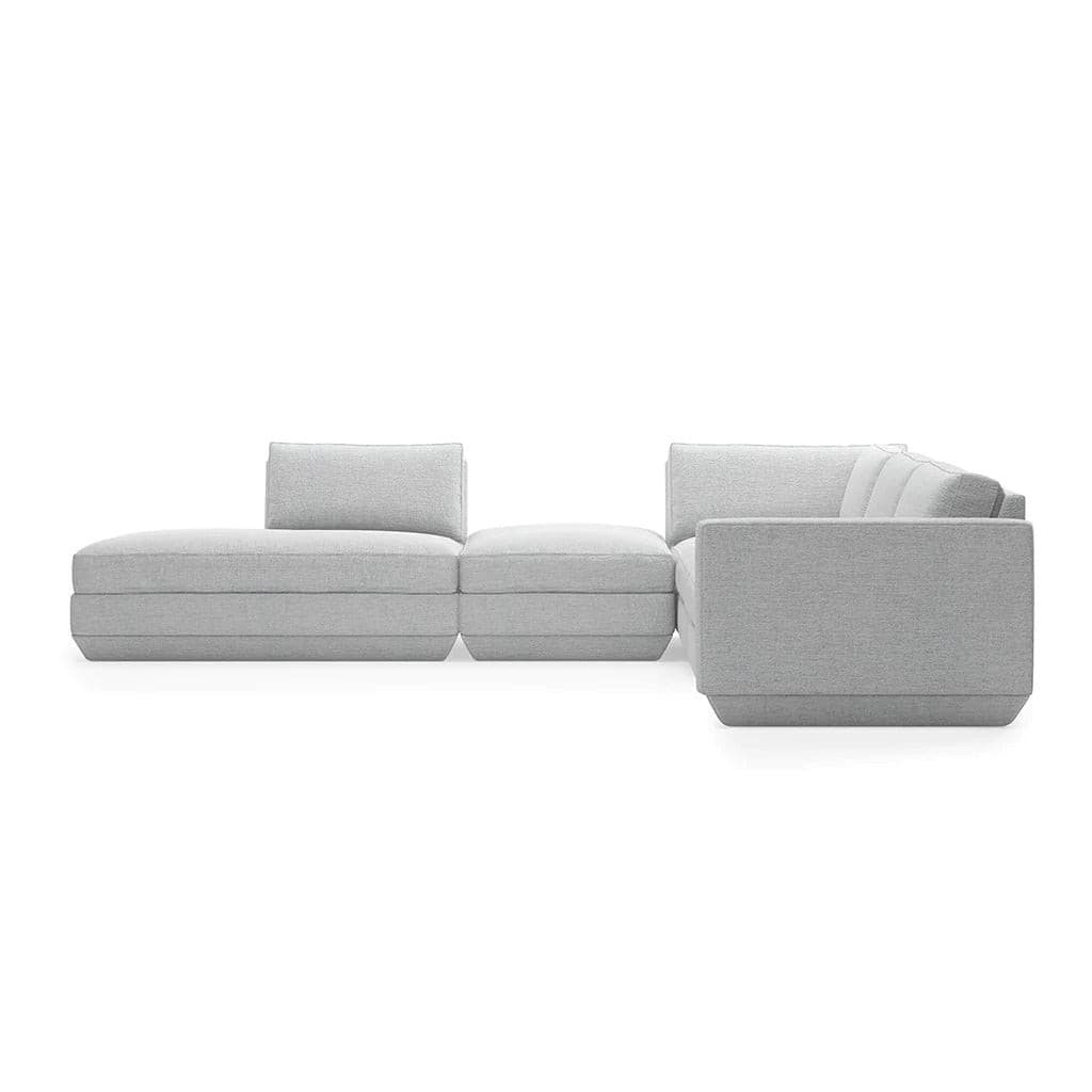 Podium Modualr Sofa - Lounge Left (Bayview Silver).