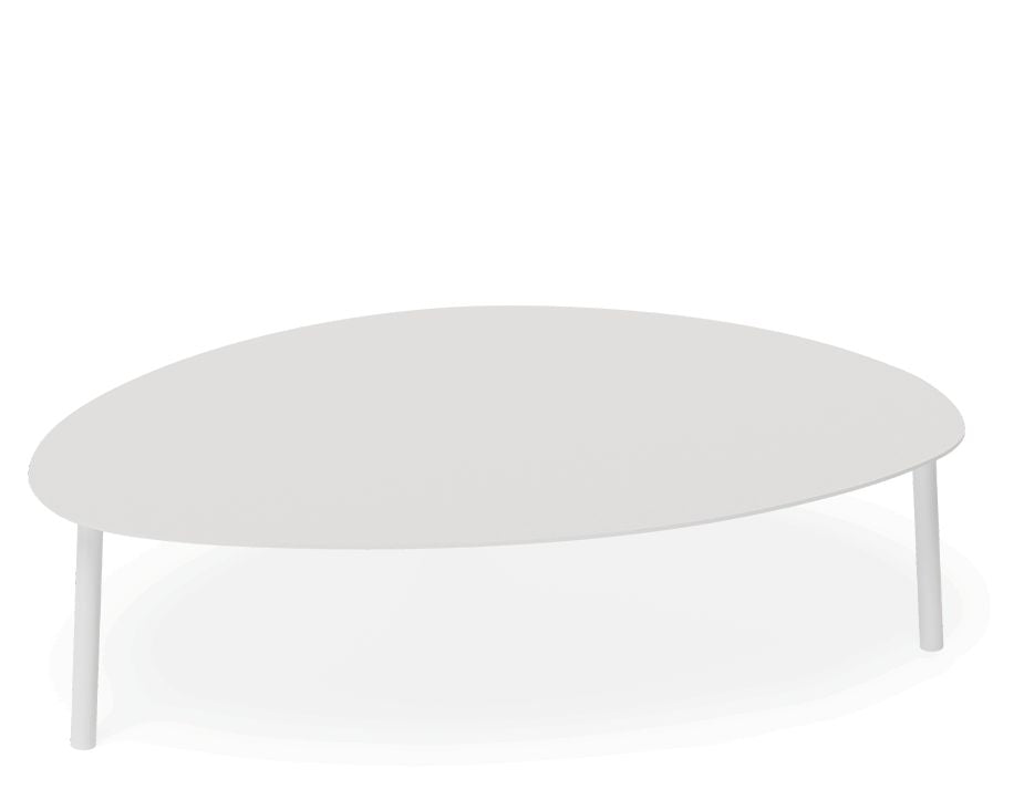 Volla Outdoor Coffee Table (White).