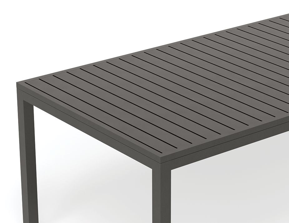 Lago Outdoor Dining Table - 2.2m (Charcoal).