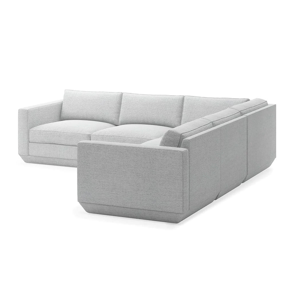 Podium Modualr Sofa - Arm Left (Bayview Silver).