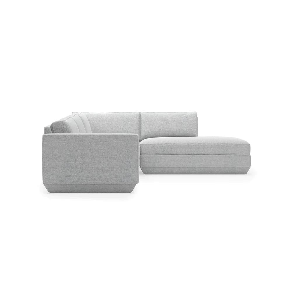 Podium Modualr Sofa - Lounge Right (Bayview Silver).
