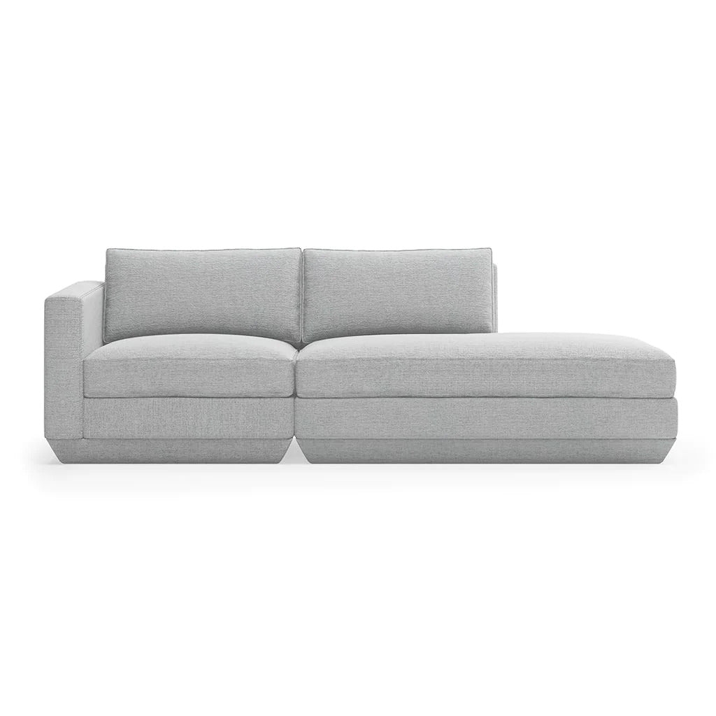 Podium Modualr Sofa - Arm Left (Bayview Silver).