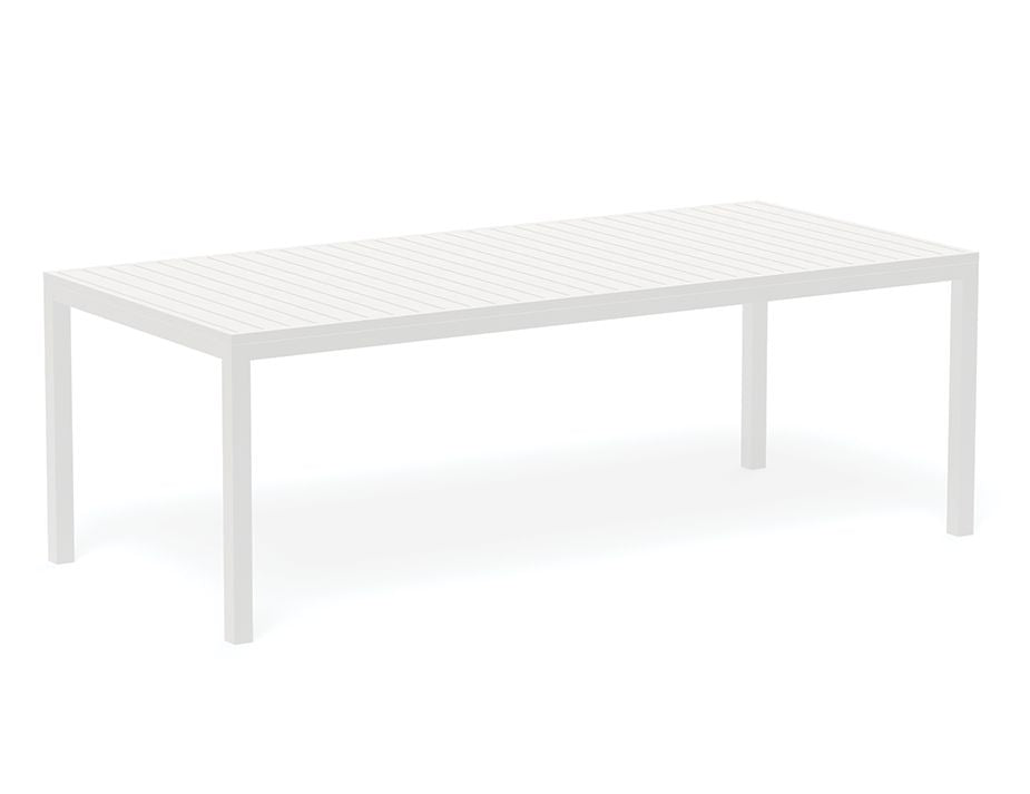 Lago Outdoor Dining Table - 2.2m (White).