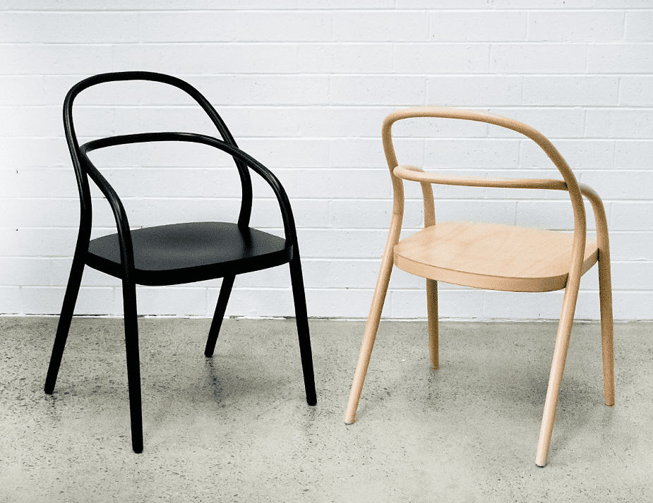 002 Bentwood Chair (Black Stain).