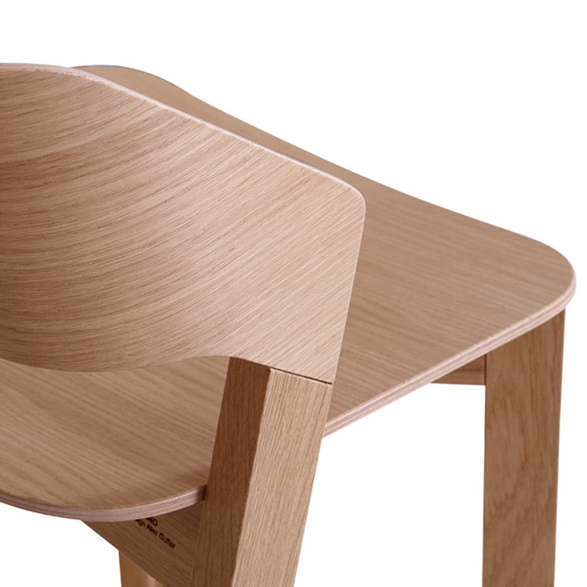 Merano Bar Stool (Natural Oak).