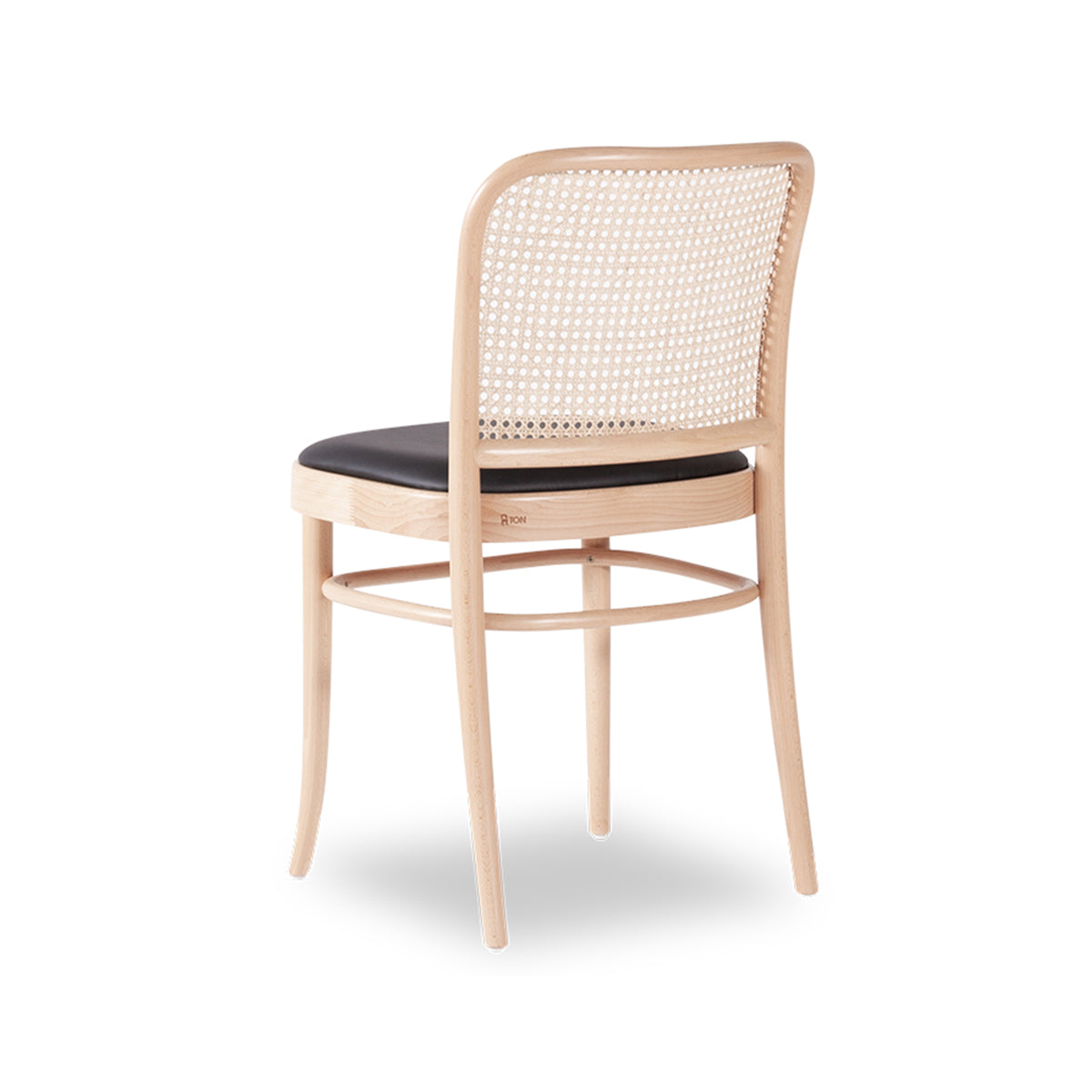 811 Hoffmann Chair - Padded Seat/Cane Backrest (Natural).