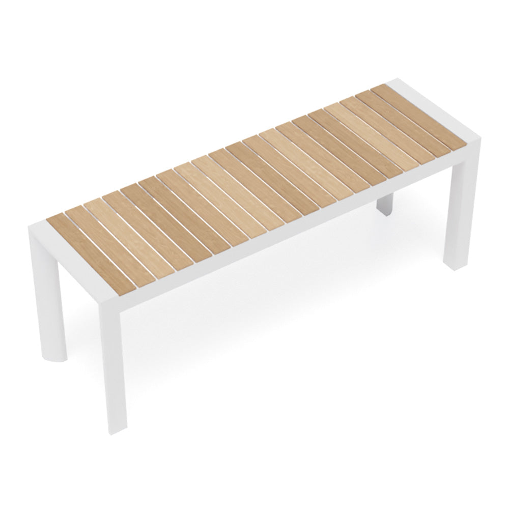 Vydel Outdoor Bench Seat - 1.2m - White