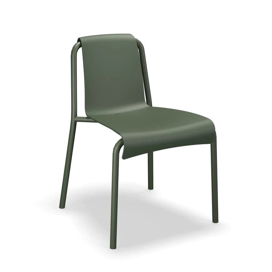 Nami Outdoor Dining Chair (Olive Green).