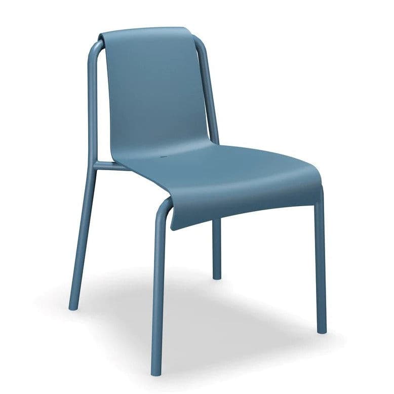 Nami Outdoor Dining Chair (Sky Blue).