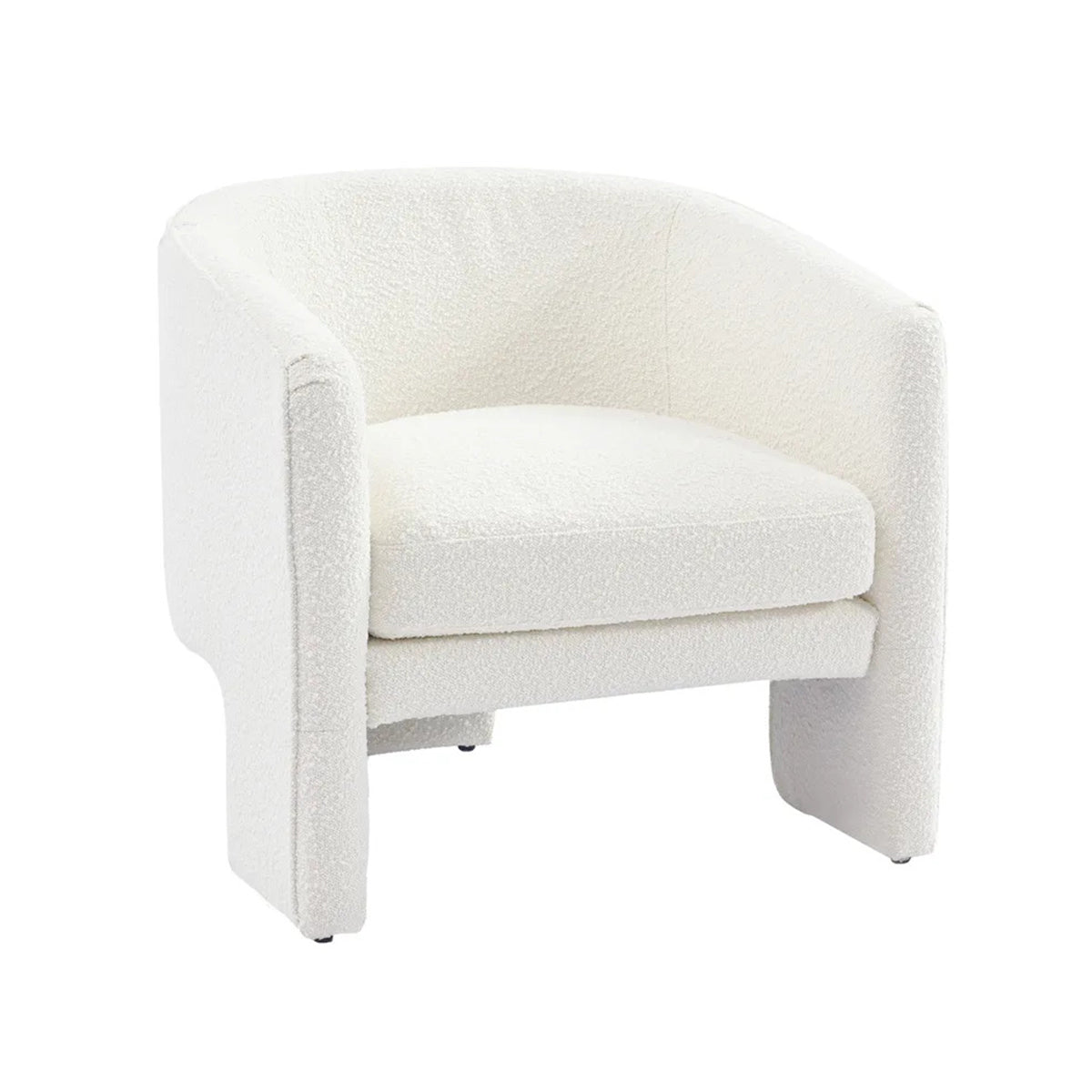 Kylie Armchair (White Boucle)