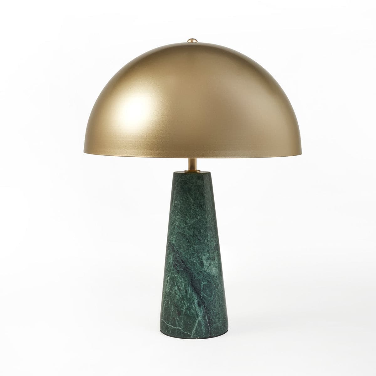Dome Table Lamp (Gold/Green).