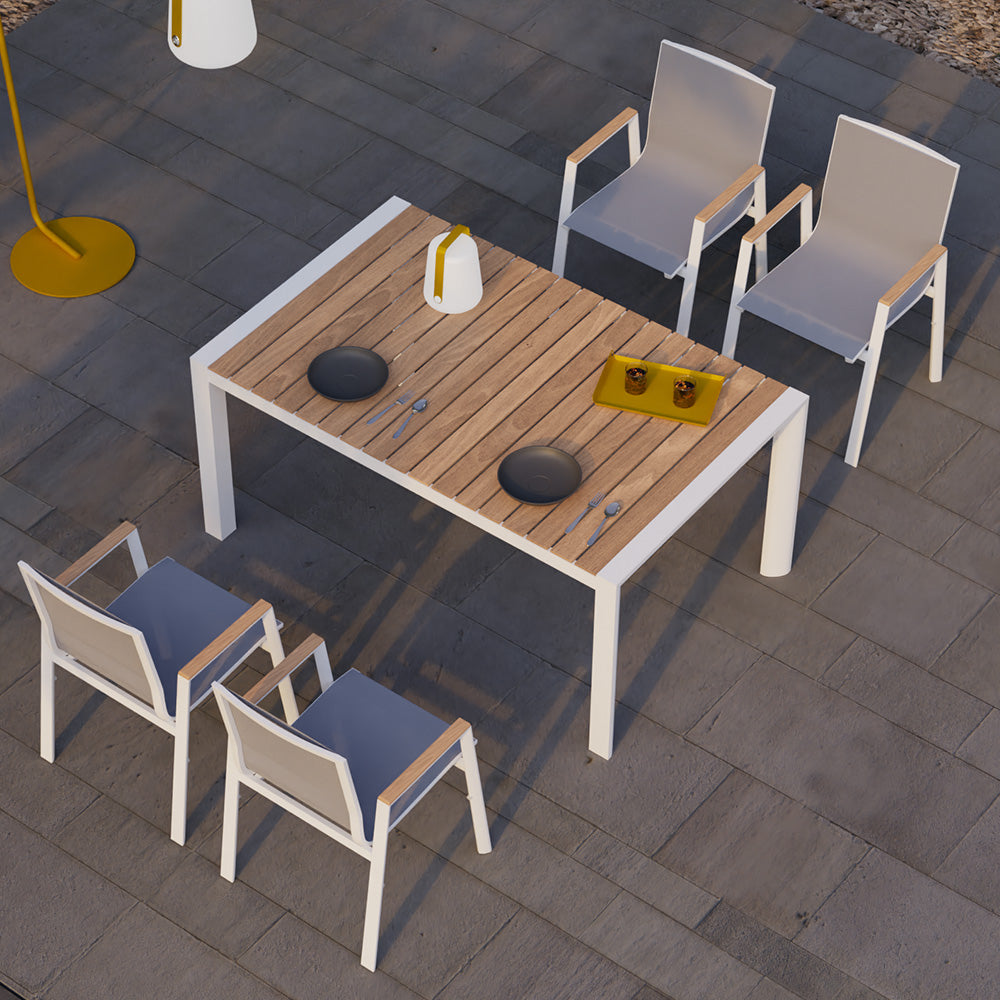 Vydel Outdoor Dining Table - 1.6m (White)