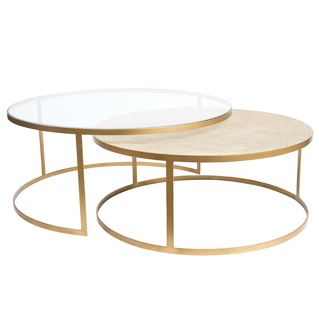 Manhattan Rattan Nesting Coffee Tables