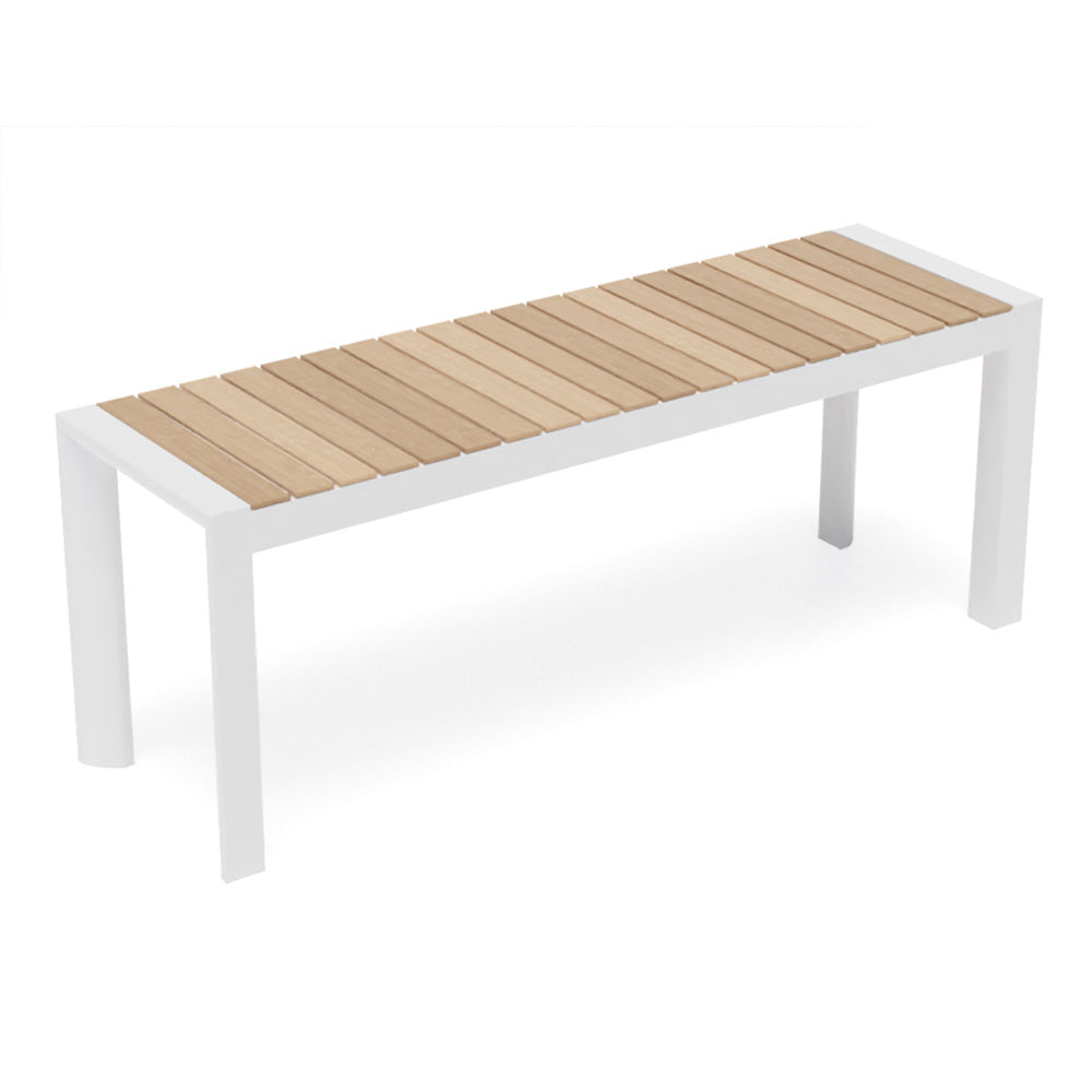 Vydel Outdoor Bench Seat - 1.2m - White