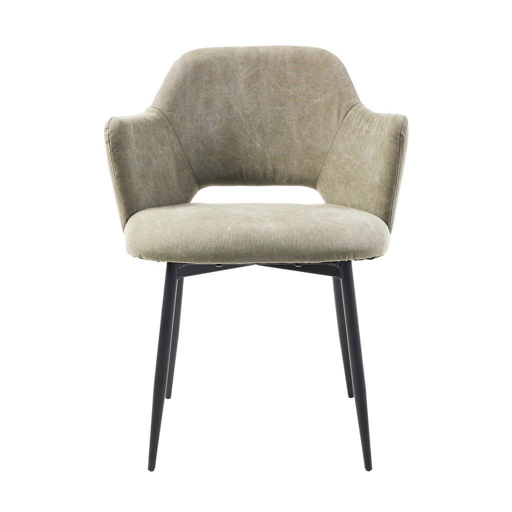 Carlisle Dining Chair - Vintage Cotton Light Green