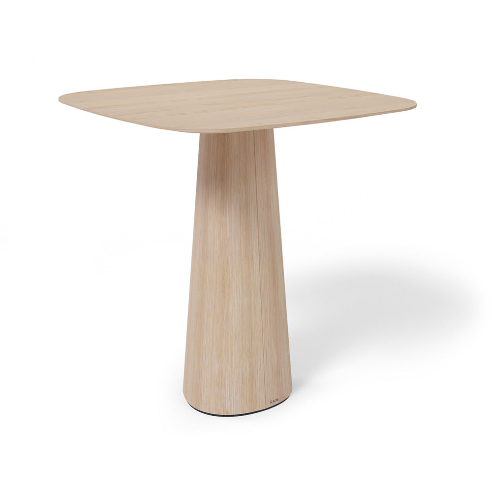 P.O.V. Bar Table 463 - Square - Heavily Rounded Corners (European Oak)