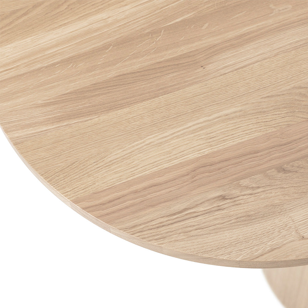 P.O.V. Table 465 - Rectangle - Heavily Rounded Corners - European Oak