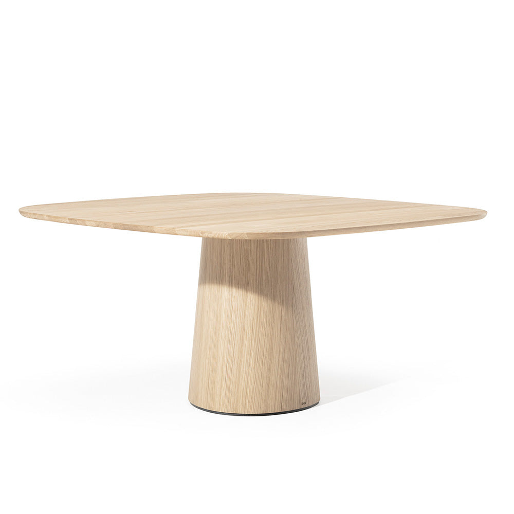 P.O.V. Table 462 - Square - Heavily Rounded Corners - Natural Oak