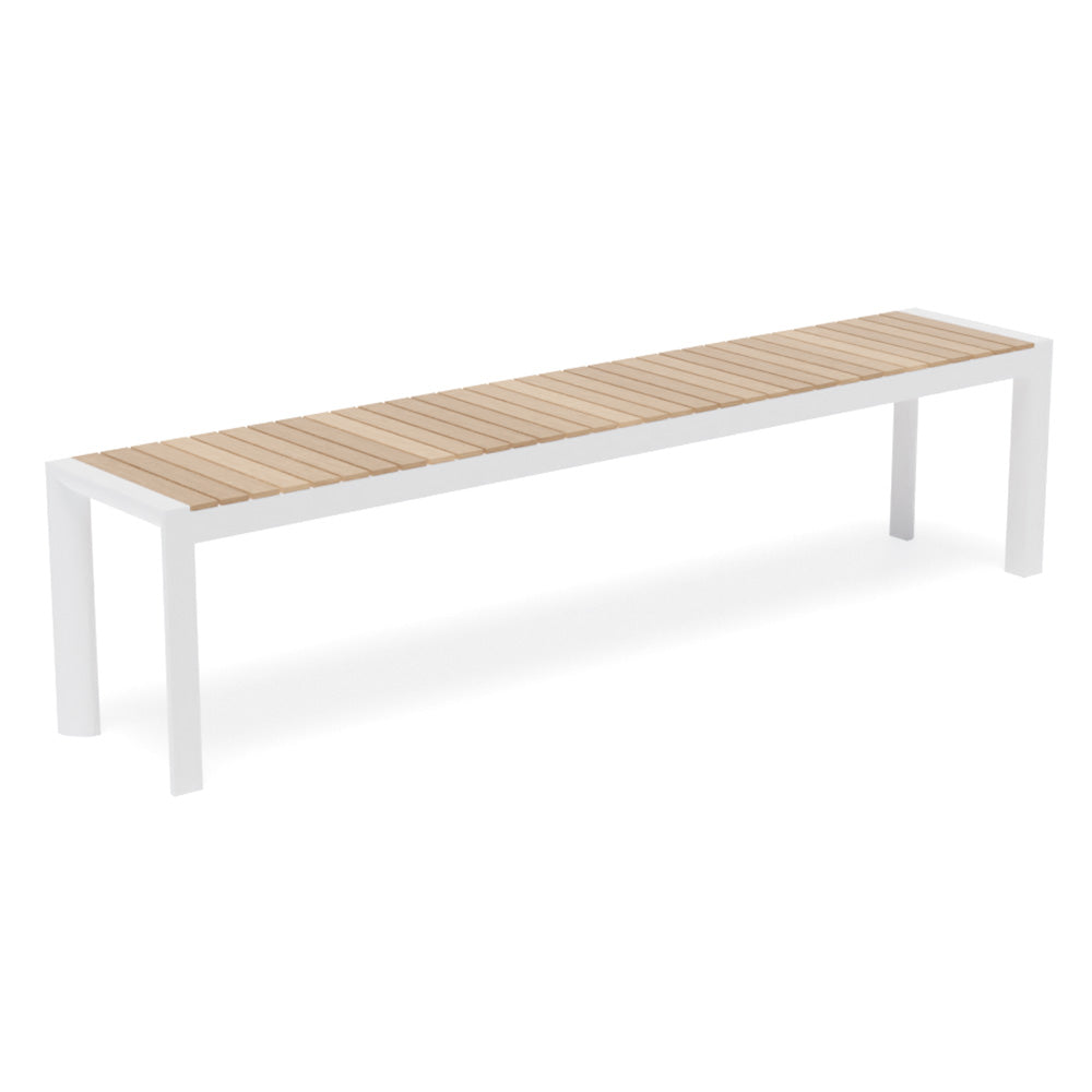 Vydel Outdoor Bench Seat - 1.9m - White