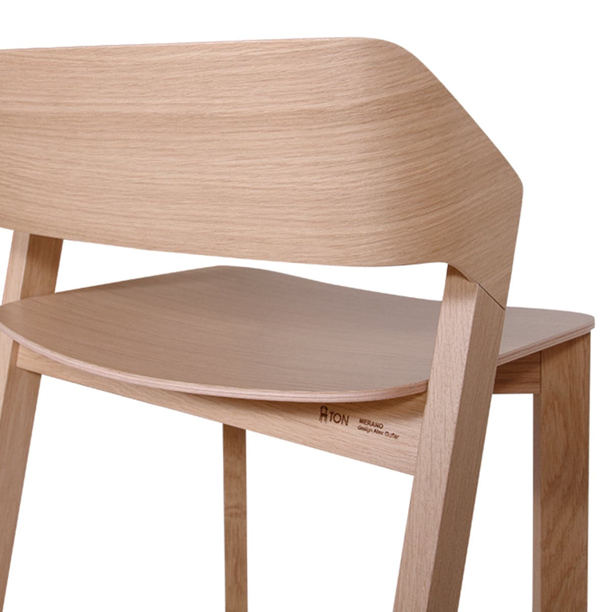 Merano Bar Stool (Natural Oak).