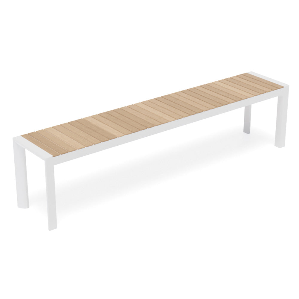 Vydel Outdoor Bench Seat - 1.9m - White