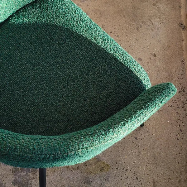 Delta Dining Chair (Green Boucle)