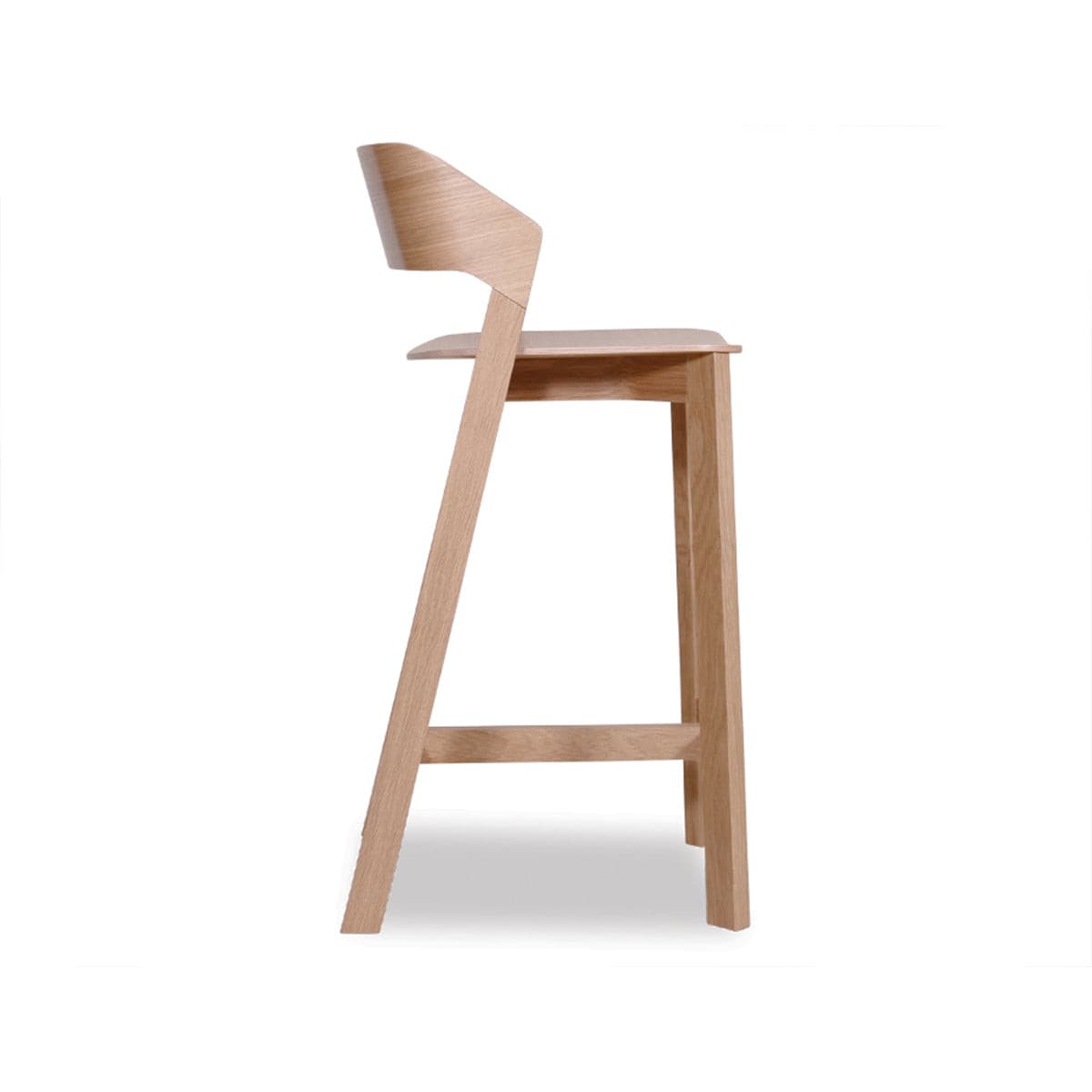 Merano Bar Stool (Natural Oak).