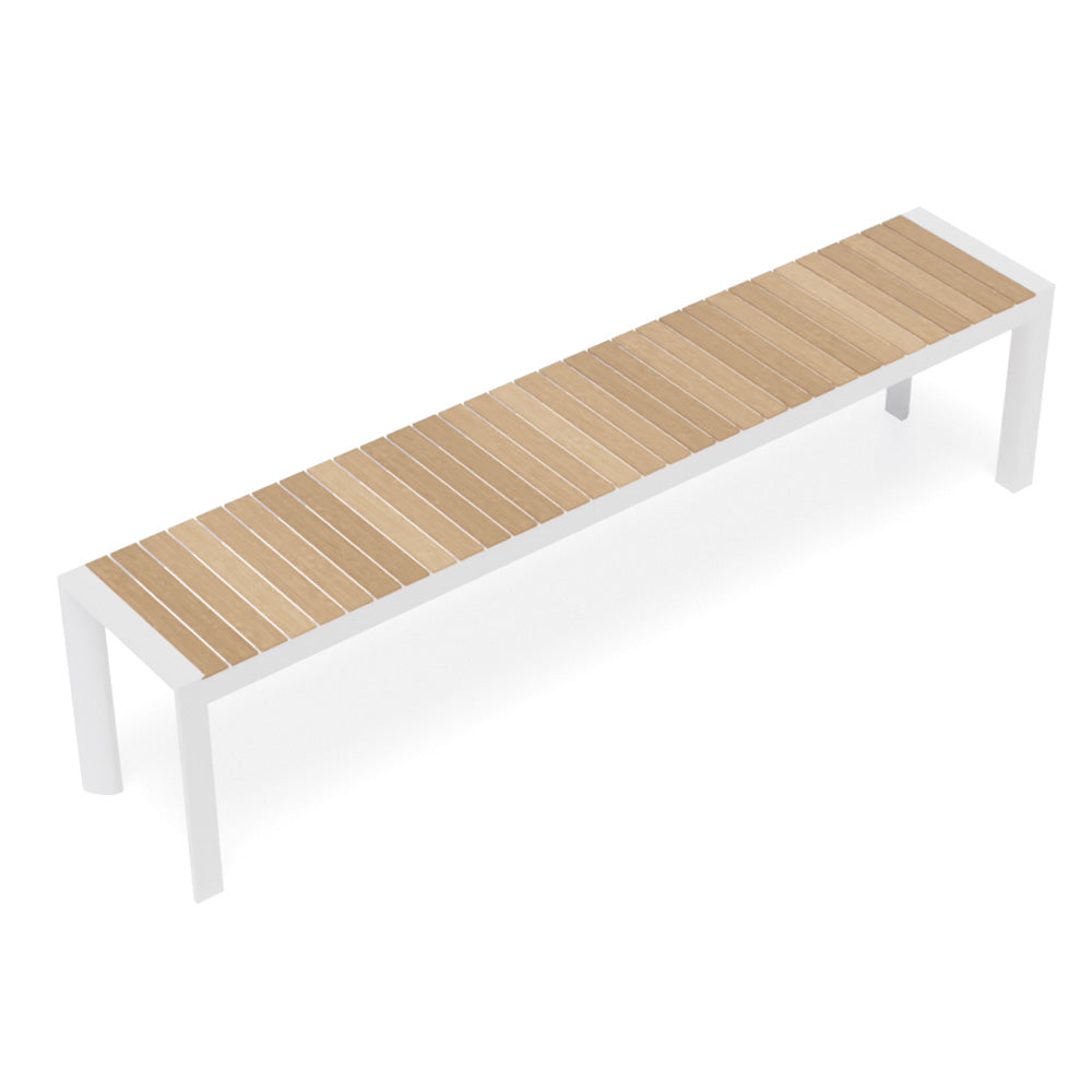 Vydel Outdoor Bench Seat - 1.9m - White