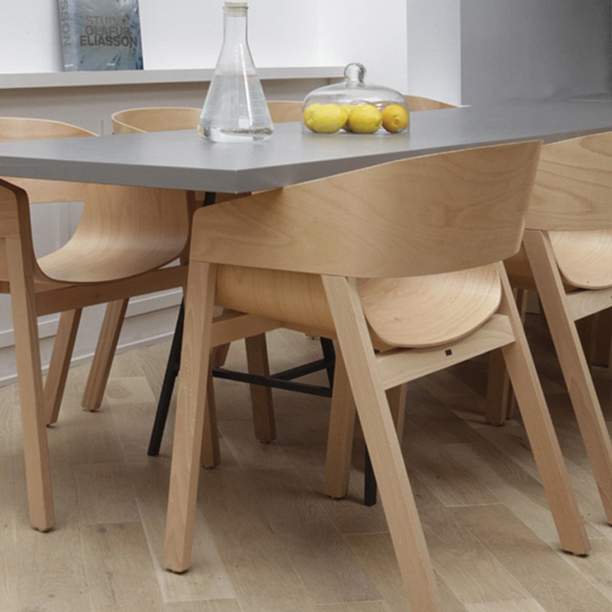 Merano Dining Armchair (Natural Oak).