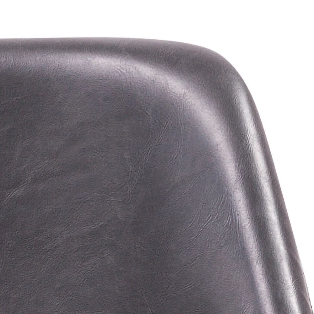 Timmy Swivel Dining Chair - Black Leather