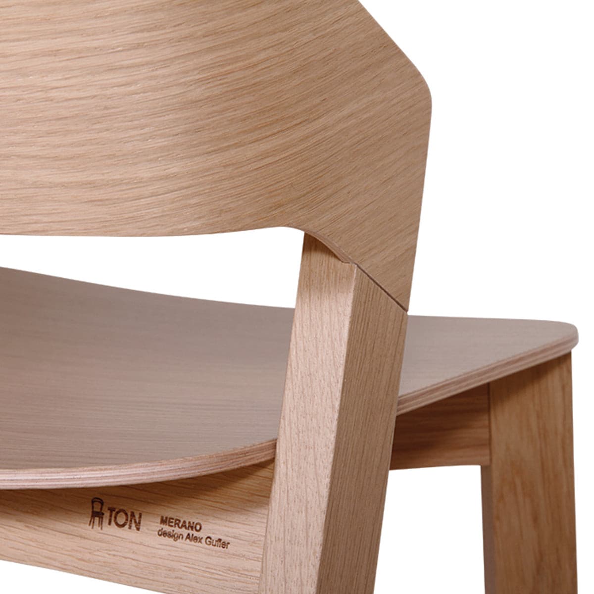 Merano Bar Stool (Natural Oak).