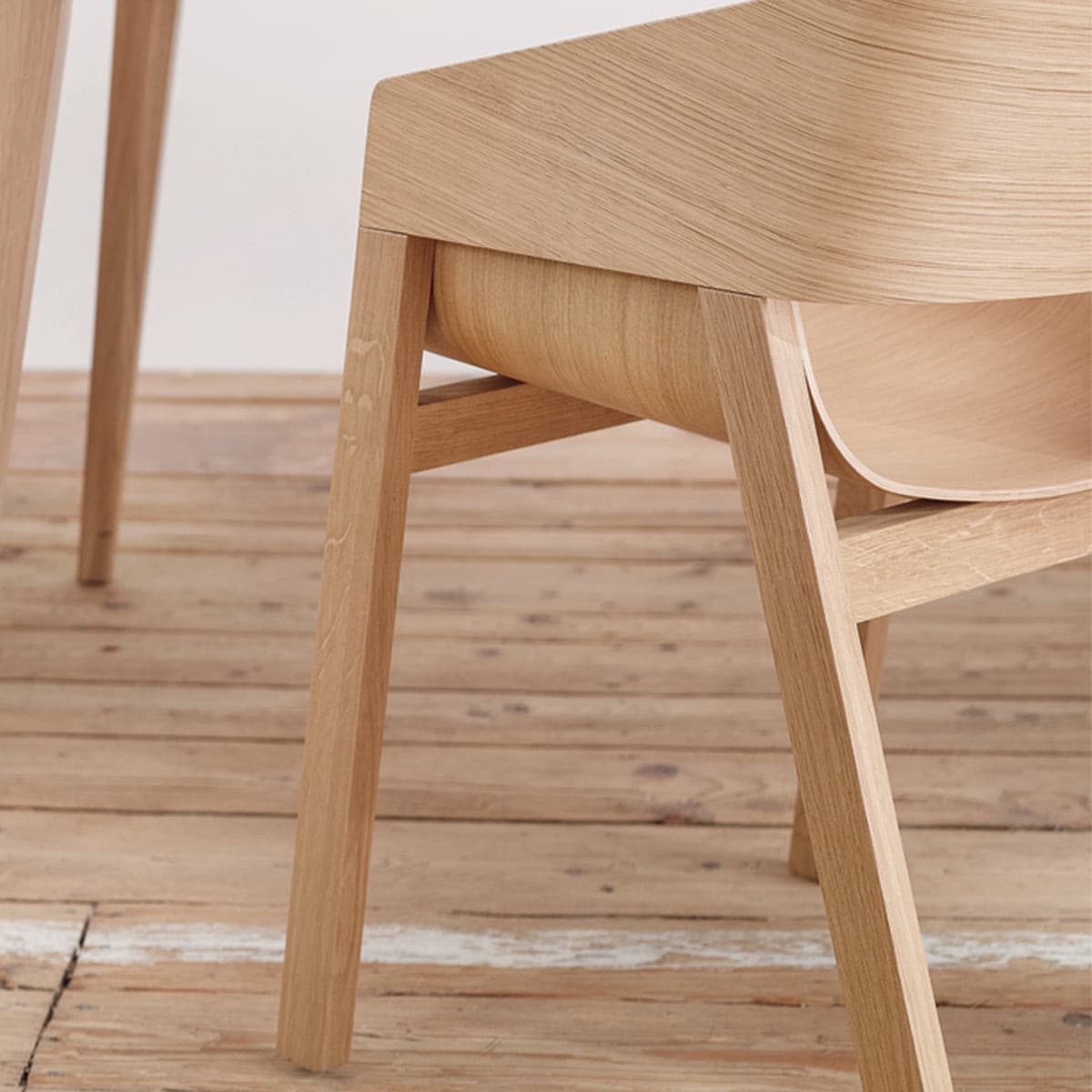 Merano Dining Armchair (Natural Oak).