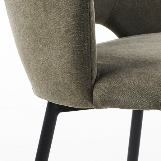 Carlisle Dining Chair - Vintage Cotton Light Green