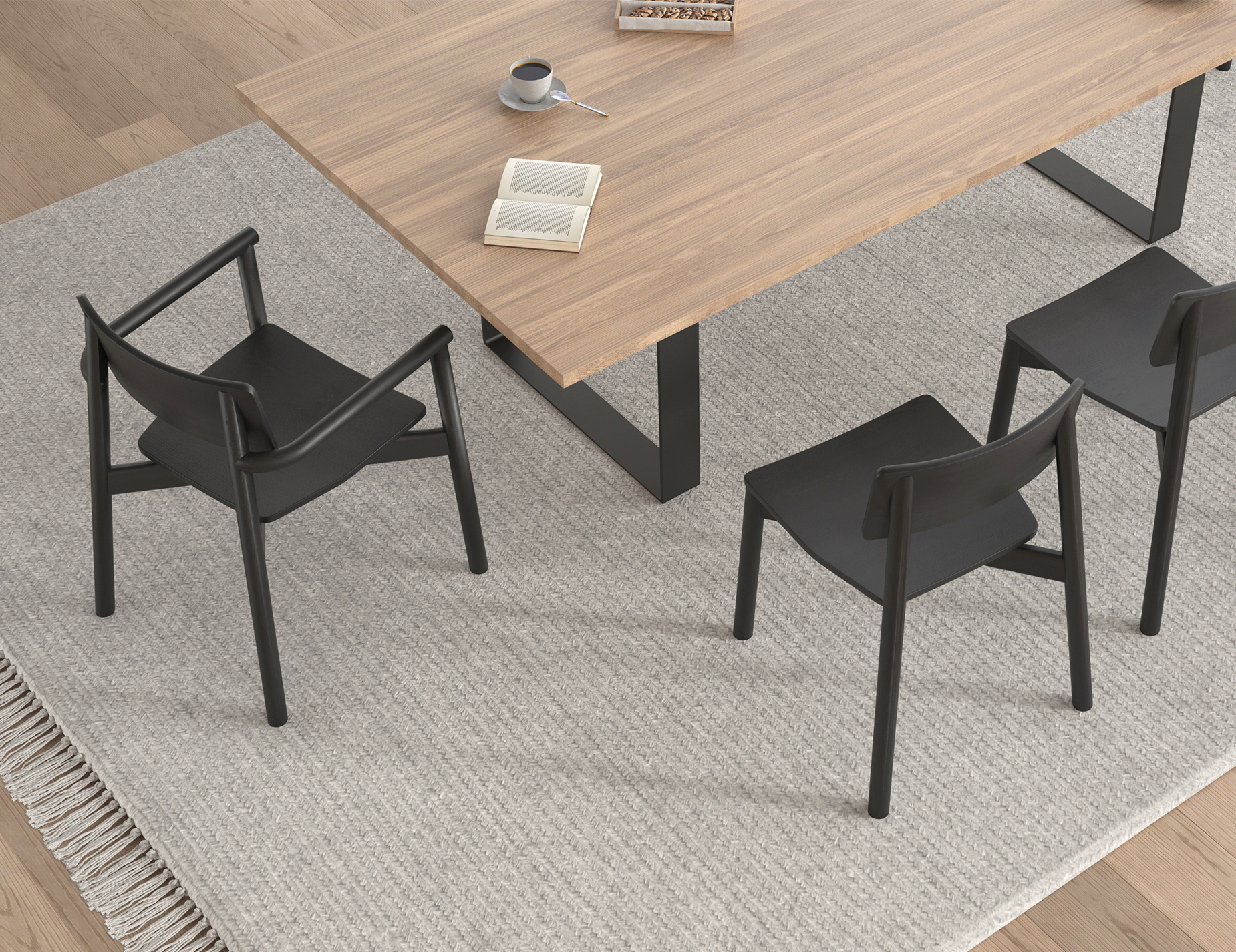 Andi Dining Chair - Black Stained Ash