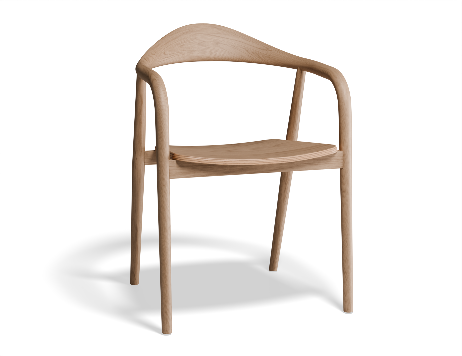 Arki Dining Armchair - Natural Ash