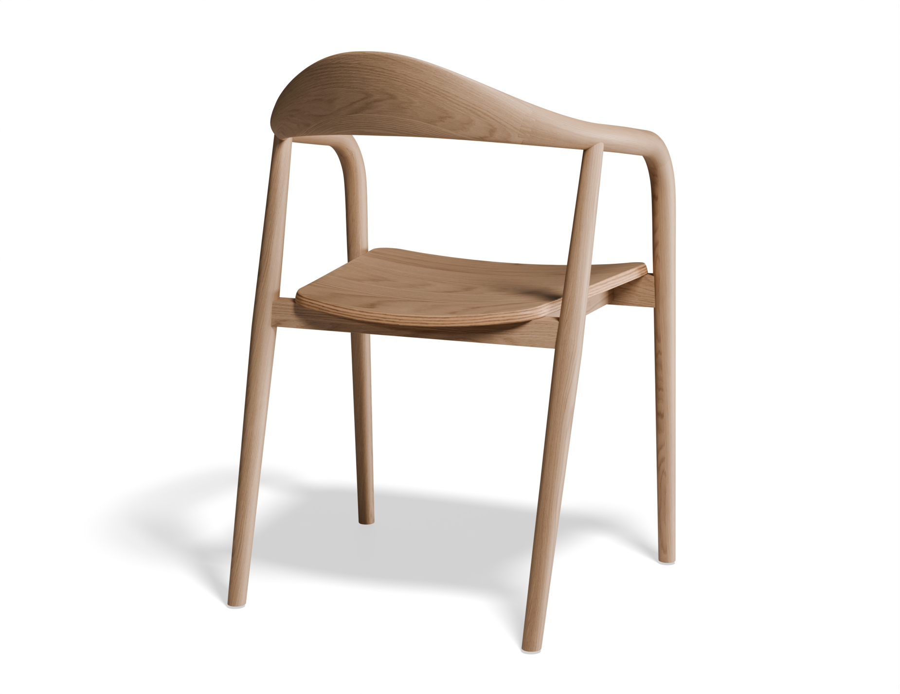 Arki Dining Armchair - Natural Ash