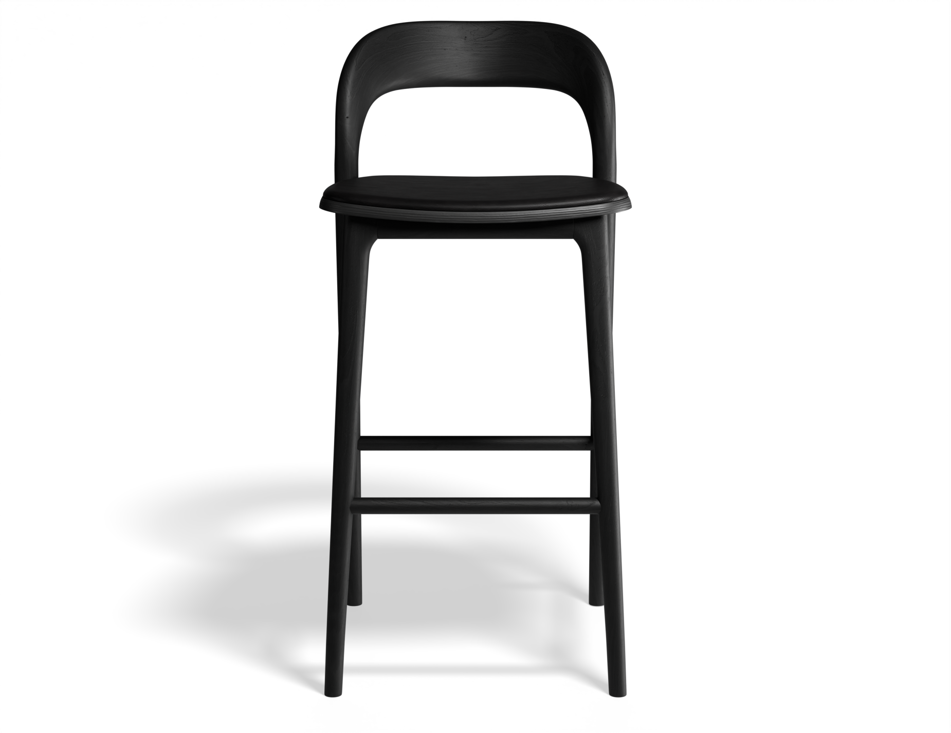 Mia Bar Stool - Black with Pad