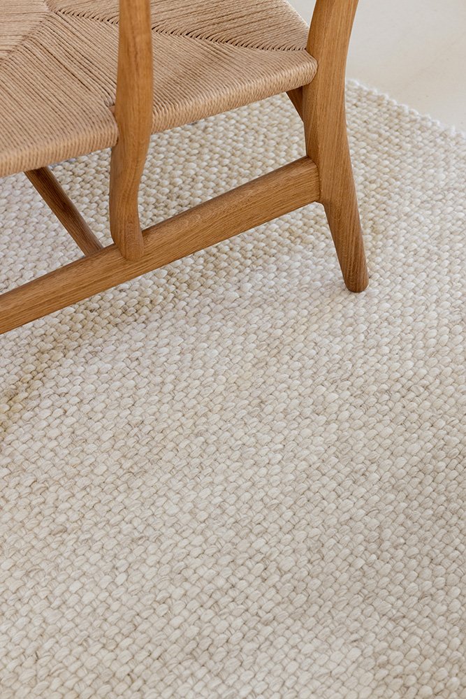 Craft Matter Plain Rug - Warm White - 049106