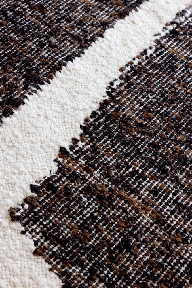 Craft Fundament Wool Rug - Chocolate/Cream - 149305