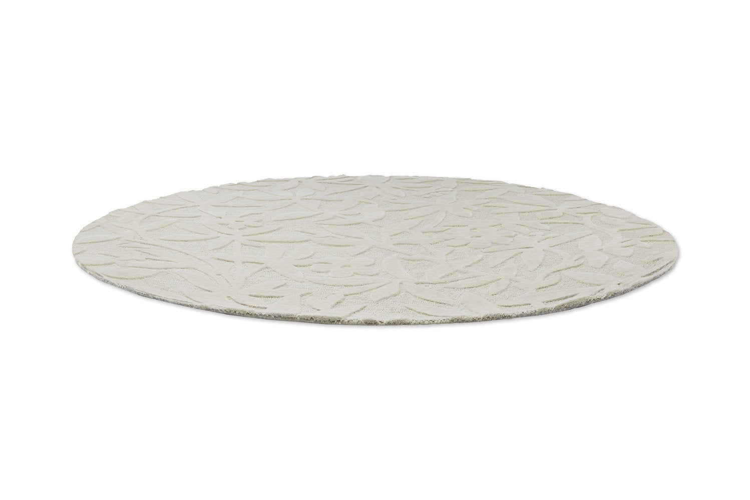 Cleavers Round Rug - Natural - 080901