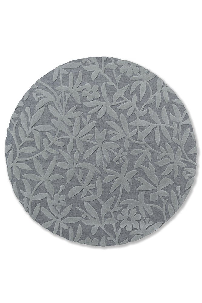 Cleavers Round Rug - Dark Steel - 080904