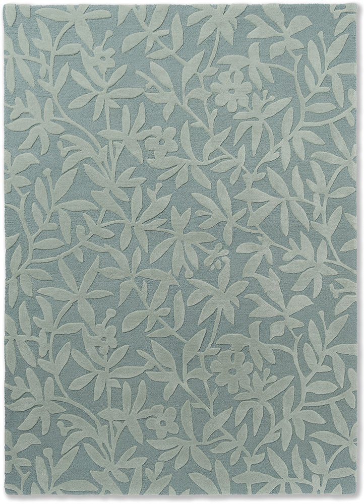 Cleavers Rug - Duck Egg - 080907