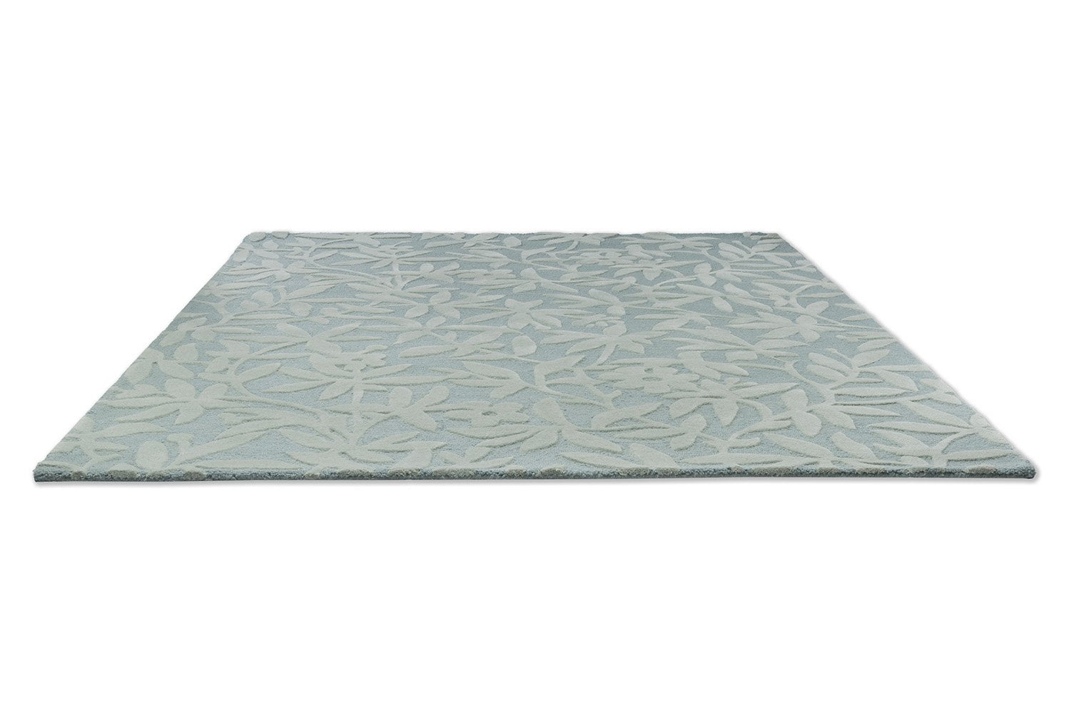 Cleavers Rug - Duck Egg - 080907