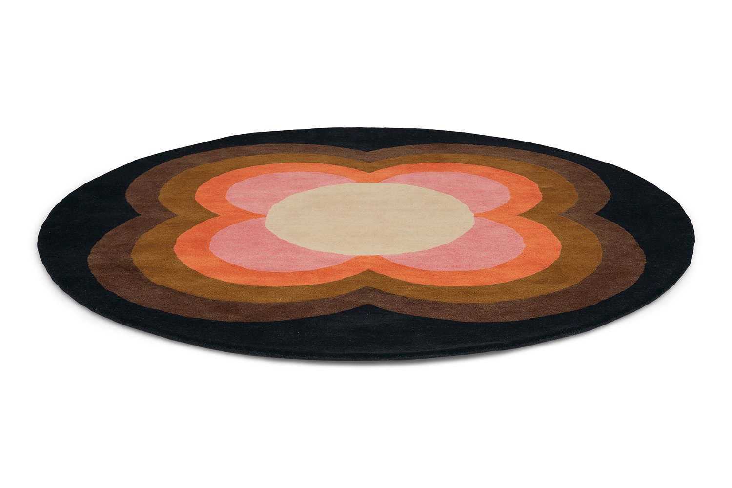 Sunflower Round Rug - Pink - 060005