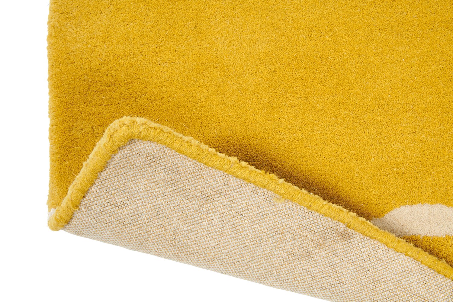 Mr Fox Rug - Mustard