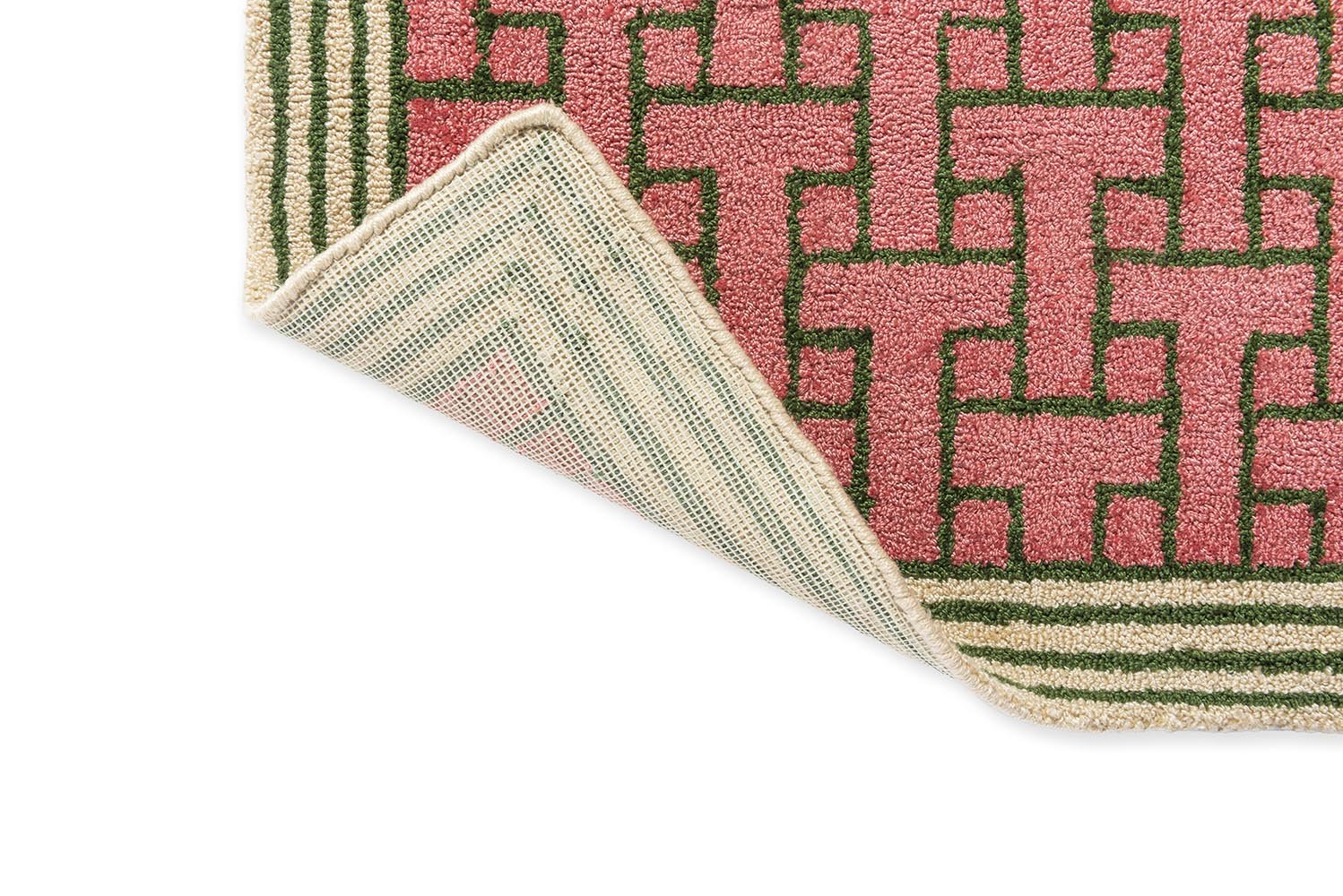 Monogram Rug - Dusted Pink - Outdoor - 455802