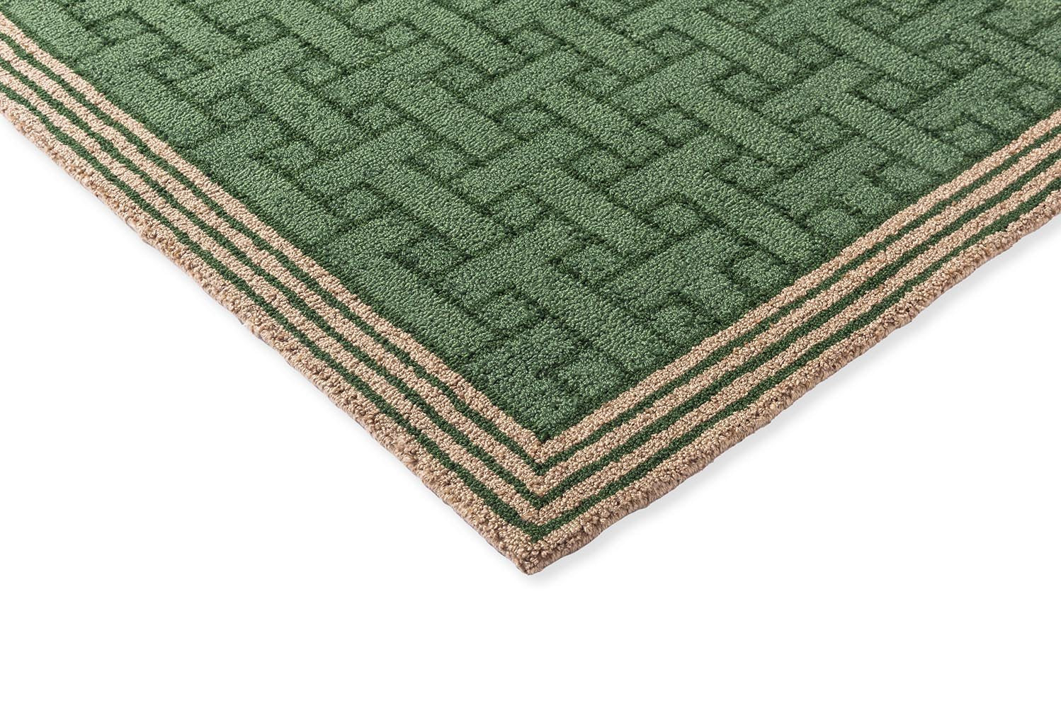 Monogram Rug - Jade Green - Outdoor - 455807