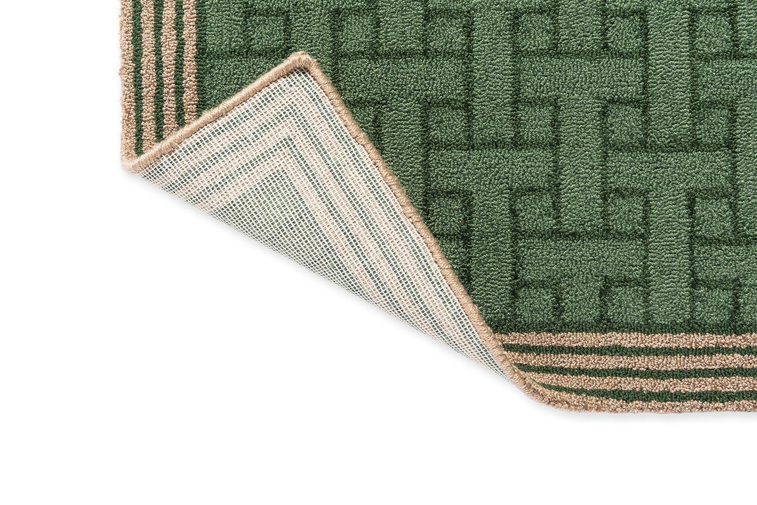 Monogram Rug - Jade Green - Outdoor - 455807